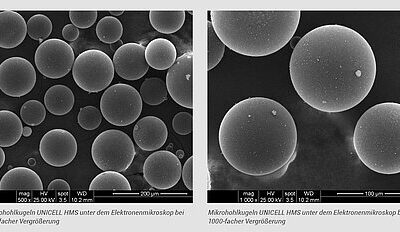 UNICELL HMS EXPANDED HOLLOW MICROSPHERES AS ULTRALIGHT FILLERS